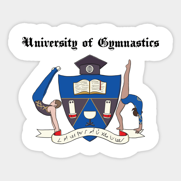 University of Gymnastics (Light) Sticker by flipflytumble